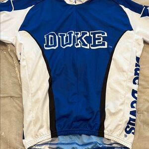 Duke Blue and White Men's Cycling Jersey